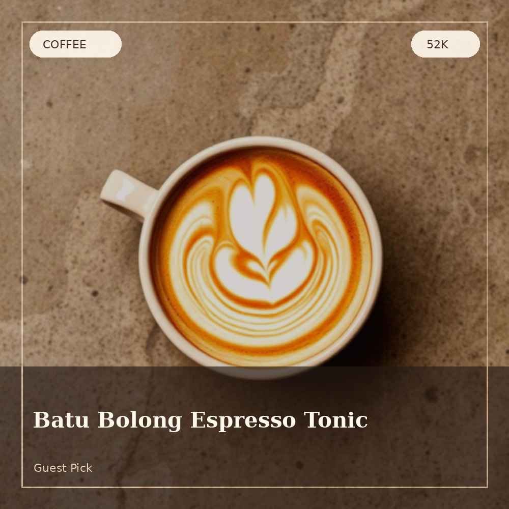 Espresso tonic with orange zest