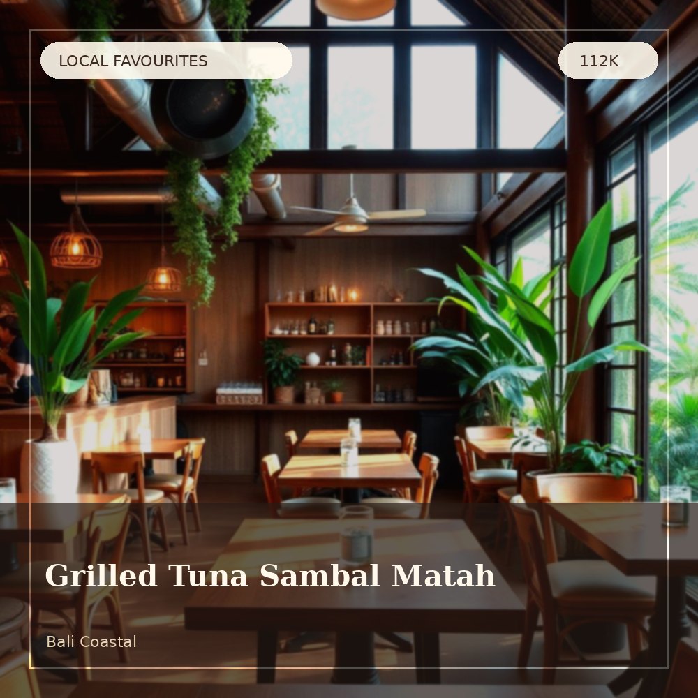 Grilled tuna with sambal matah